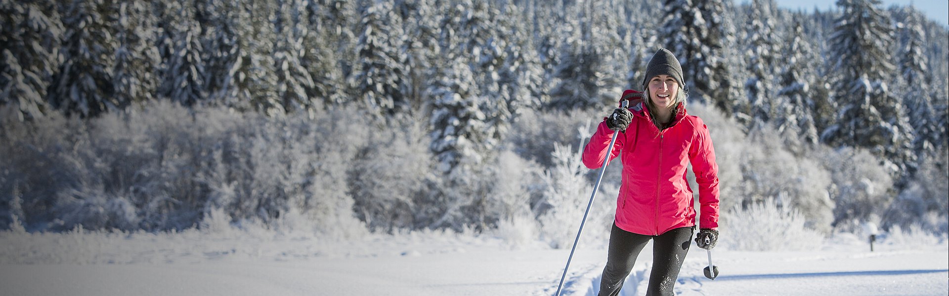 Take the cross-country skiing through the Ore Mountains!